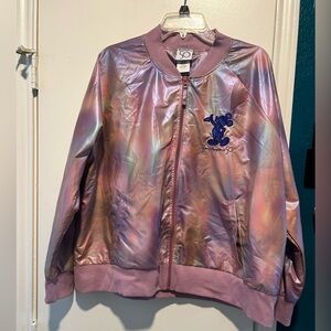 Walt Disney world 50Th anniversary Mickey Mouse Windbreaker iridescent Jacket